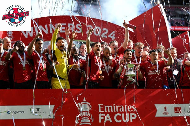 Manchester United richest football club celebrating trophy