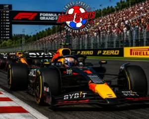 Formula 1 race car at high speed representing one of the biggest sports in the world