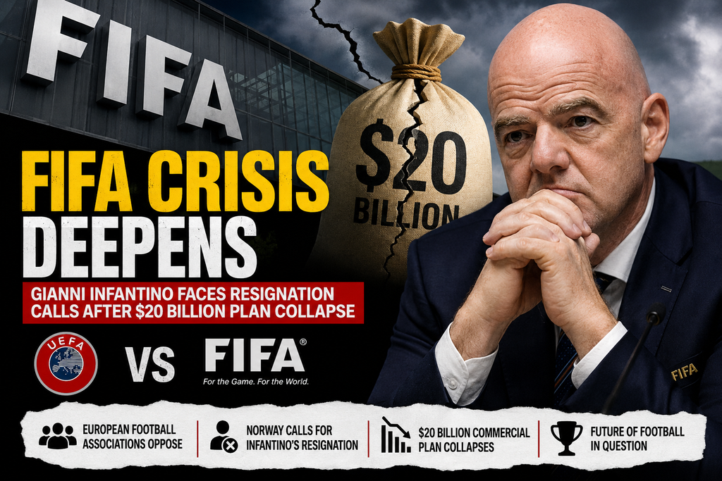 FIFA Crisis Deepens: Gianni Infantino faces resignation calls after $20 billion plan collapse. UEFA vs FIFA